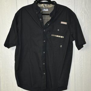 NWOT Columbia PHG Men's L Short Sleeve Button Down Shirt